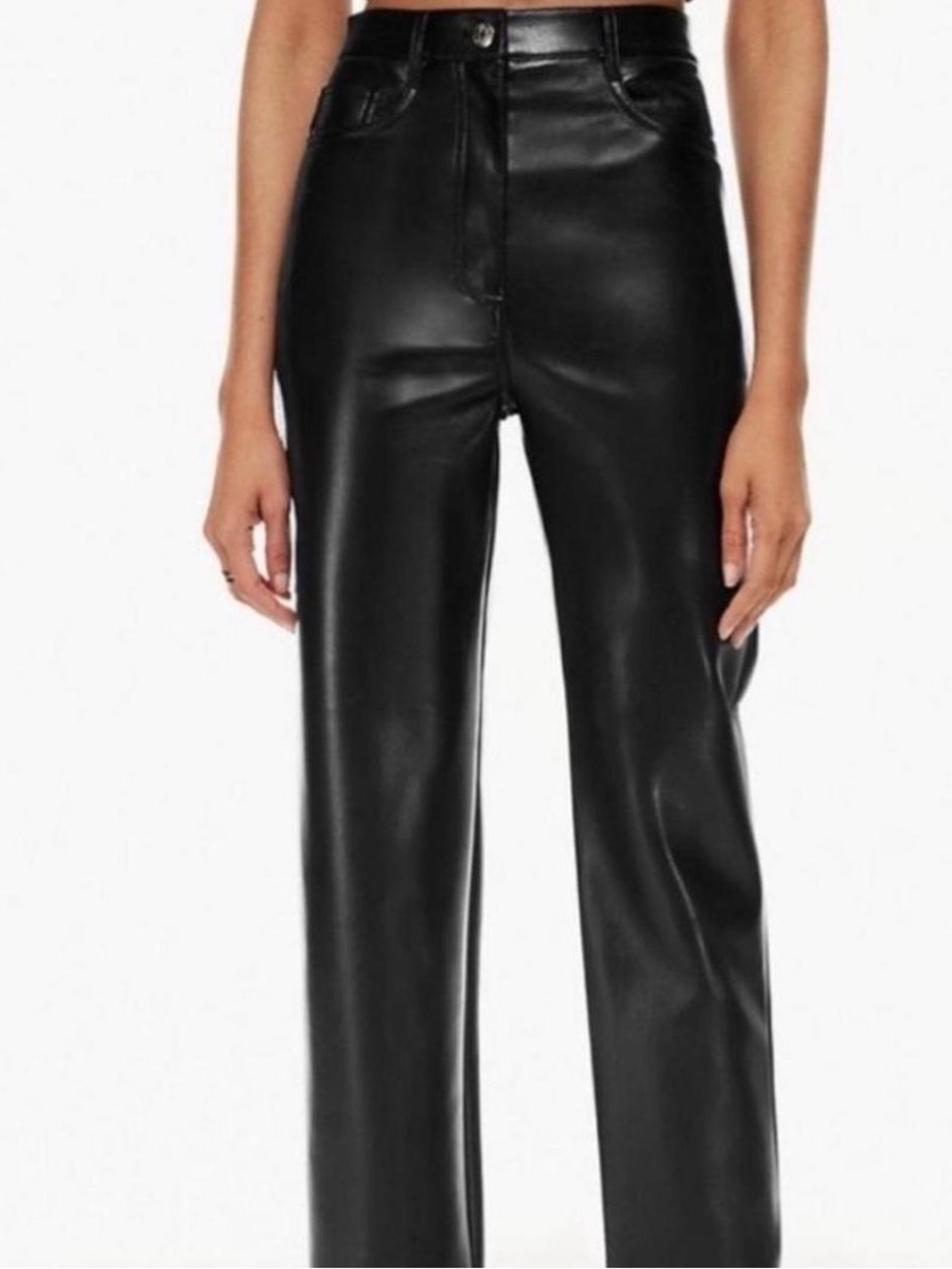 Aritzia Wilfred Melina Vegan Leather Pants – Size S